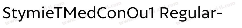 StymieTMedConOu1 Regular字体转换